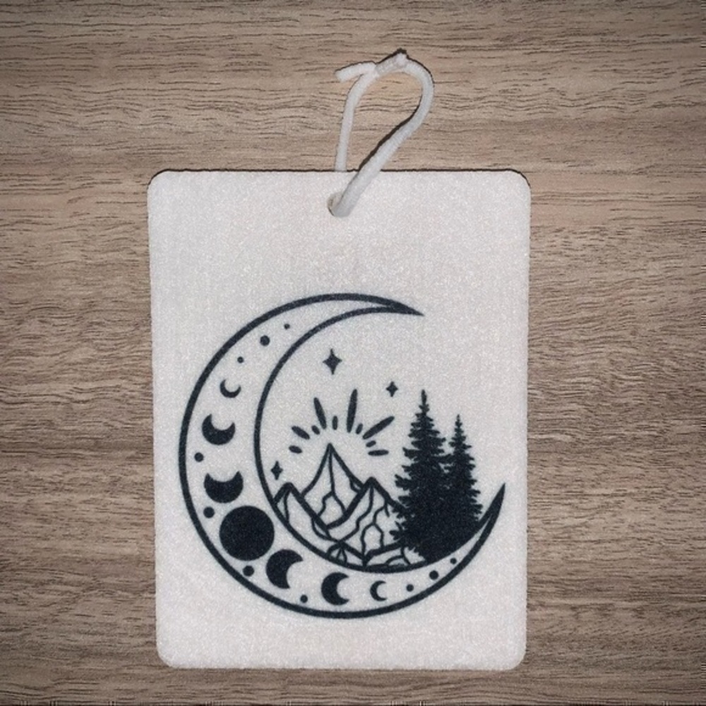 Moon Child Witchy Vibes car air freshener (reusable) new